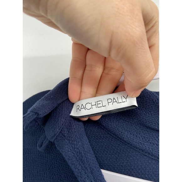 Rachel Pally Solid Navy Blue Long Sleeve Maxi Shift Dress Size Small - Picture 5 of 6